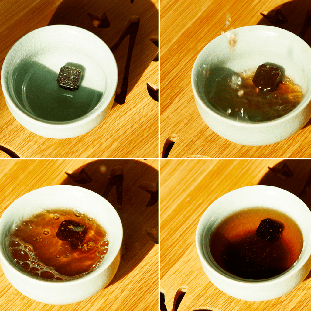 Sticky Rice Ripe Pu'er Tea Resin (Yellow Brocade Tea Tin)– The