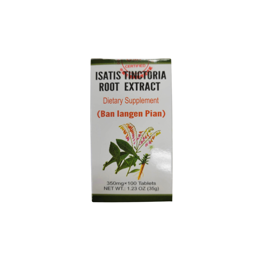 Banlangen Extract Tablets - Isatis Root (Colds, Fever, GI, Tonsillitis ...
